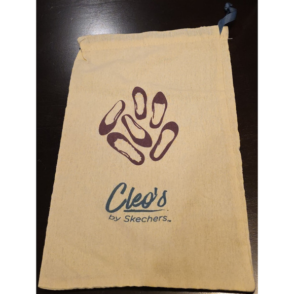 Cleo's by Skechers Storage Pull String Dust Bag for Small Bags Shoes or Sandals - Picture 1 of 5